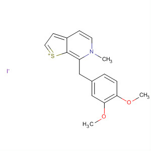 Thieno[2,3-c]pyridinium, 7-[(3,4-dimethoxyphenyl)methyl]-6-methyl-,iodide