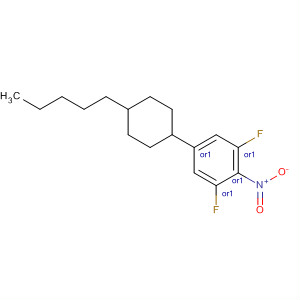 Benzene, 1,3-difluoro-2-nitro-5-(4-pentylcyclohexyl)-, trans-