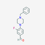 4-(4-BENZYL-1-PIPERAZINO)-3-FLUORO-BENZALDEHYDE