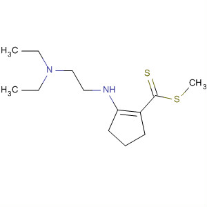 1-Cyclopentene-1-carbodithioic acid, 2-[[2-(diethylamino)ethyl]amino]-,methyl ester