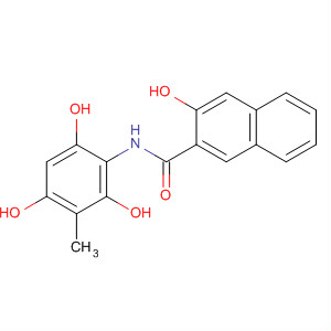 2-Naphthalenecarboxamide,3-hydroxy-N-(2,4,6-trihydroxy-3-methylphenyl)-