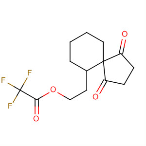 Acetic acid, trifluoro-, 2-(1,4-dioxospiro[4.5]dec-6-yl)ethyl ester