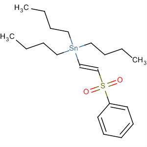 Stannane, tributyl[2-(phenylsulfonyl)ethenyl]-, (E)-