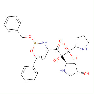 L-Proline,1-[1-[N-[bis(phenylmethoxy)phosphinyl]-L-alanyl]-trans-4-hydroxy-L-prolyl]-