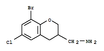 (8-BROMO-6-CHLORO-CHROMAN-3-YL)-METHYLAMINE