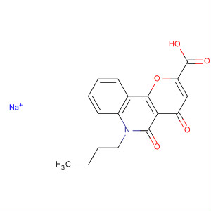 4H-Pyrano[3,2-c]quinoline-2-carboxylic acid,6-butyl-5,6-dihydro-4,5-dioxo-, sodium salt