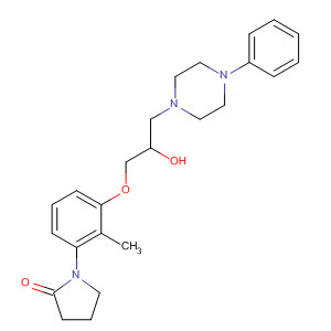 2-Pyrrolidinone,1-[3-[2-hydroxy-3-(4-phenyl-1-piperazinyl)propoxy]-2-methylphenyl]-