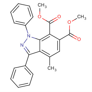 1H-Indazole-6,7-dicarboxylic acid, 4-methyl-1,3-diphenyl-, dimethylester