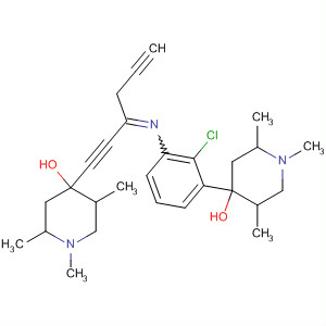 4-Piperidinol,4,4'-[[(2-chlorophenyl)imino]di-1-propyne-3,1-diyl]bis[1,2,5-trimethyl-