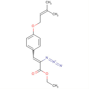 2-Propenoic acid, 2-azido-3-[4-[(3-methyl-2-butenyl)oxy]phenyl]-, ethylester