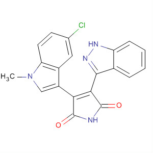 1H-Pyrrole-2,5-dione,3-(5-chloro-1-methyl-1H-indol-3-yl)-4-(1H-indazol-3-yl)-