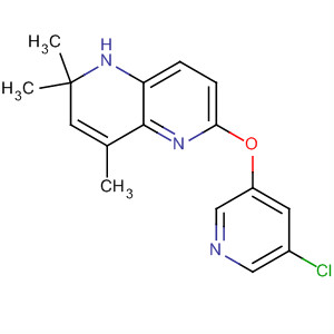 1,5-Naphthyridine,6-[(5-chloro-3-pyridinyl)oxy]-1,2-dihydro-2,2,4-trimethyl-