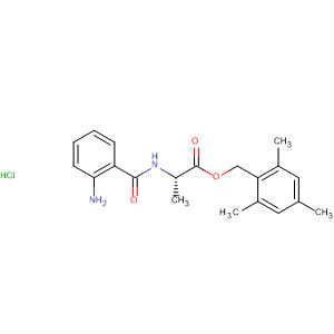 L-Alanine, N-(2-aminobenzoyl)-, (2,4,6-trimethylphenyl)methyl ester,monohydrochloride