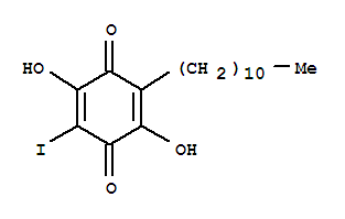 2,5-dihydroxy-3-iodo-6-undecylcyclohexa-2,5-diene-1,4-dione