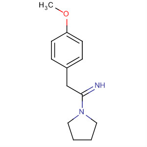 Pyrrolidine, 1-[1-imino-2-(4-methoxyphenyl)ethyl]-