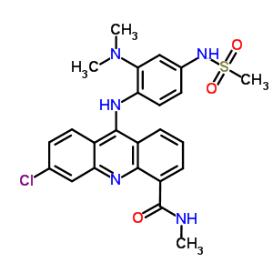 6-chloro-9-({2-(dimethylamino)-4-[(methylsulfonyl)amino]phenyl}amino)-N-methylacridine-4-carboxamide