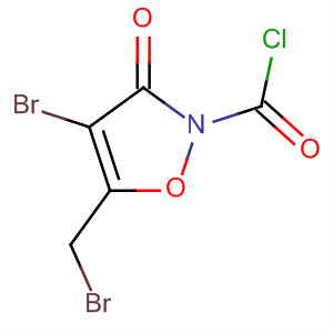2(3H)-Isoxazolecarbonyl chloride, 4-bromo-5-(bromomethyl)-3-oxo-