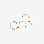 1,3-Dithiane, 4-(3,4-dihydro-2H-pyran-6-yl)-2,2-dimethyl-, 3-oxide