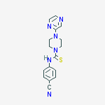 1-Piperazinecarbothioamide, N-(4-cyanophenyl)-4-pyrazinyl-