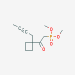 Phosphonic acid, [2-[1-(2-butynyl)cyclobutyl]-2-oxoethyl]-, dimethyl ester