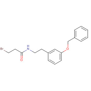 Propanamide, 3-bromo-N-[2-[3-(phenylmethoxy)phenyl]ethyl]-