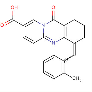 1H-Pyrido[2,1-b]quinazoline-8-carboxylic acid,2,3,4,11-tetrahydro-4-[(2-methylphenyl)methylene]-11-oxo-