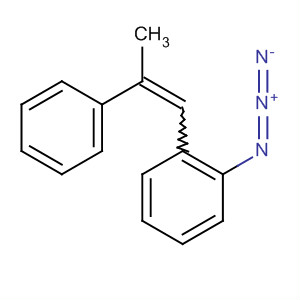Benzene, 1-azido-2-(2-phenyl-1-propenyl)-, (E)-