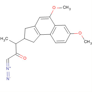 2-Butanone,1-diazo-3-(2,3-dihydro-5,7-dimethoxy-1H-benz[e]inden-2-yl)-