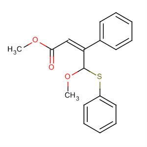 2-Butenoic acid, 4-methoxy-3-phenyl-4-(phenylthio)-, methyl ester, (Z)-