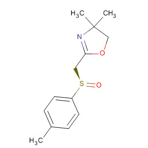 Oxazole, 4,5-dihydro-4,4-dimethyl-2-[[(4-methylphenyl)sulfinyl]methyl]-,(R)-