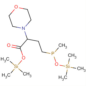 4-Morpholineacetic acid,a-[2-[methyl[(trimethylsilyl)oxy]phosphinyl]ethyl]-, trimethylsilyl ester