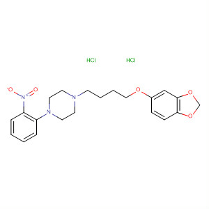 Piperazine, 1-[4-(1,3-benzodioxol-5-yloxy)butyl]-4-(2-nitrophenyl)-,dihydrochloride