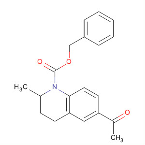 1(2H)-Quinolinecarboxylic acid, 6-acetyl-3,4-dihydro-2-methyl-,phenylmethyl ester