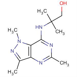 1-Propanol,2-methyl-2-[(1,3,5-trimethyl-1H-pyrazolo[4,3-d]pyrimidin-7-yl)amino]-