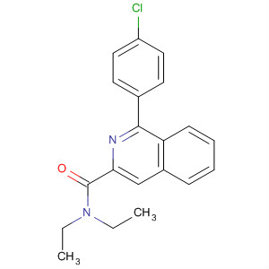 3-Isoquinolinecarboxamide, 1-(4-chlorophenyl)-N,N-diethyl-