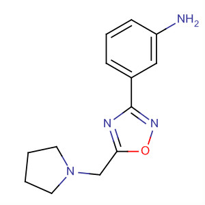Benzenamine, 3-[5-(1-pyrrolidinylmethyl)-1,2,4-oxadiazol-3-yl]-