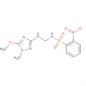 Benzenesulfonamide,N-[[(5-methoxy-1-methyl-1H-1,2,4-triazol-3-yl)amino]methyl]-2-nitro-