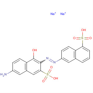 1-Naphthalenesulfonic acid,6-[(6-amino-1-hydroxy-3-sulfo-2-naphthalenyl)azo]-, disodium salt