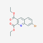 7-BROMOQUINOLINE-2,3-DICARBOXYLIC ACID DIETHYL ESTER