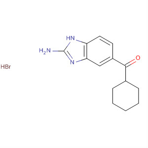 Methanone, (2-amino-1H-benzimidazol-5-yl)cyclohexyl-,monohydrobromide