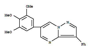 3-PHENYL-6-(3,4,5-TRIMETHOXY-PHENYL)-PYRAZOLO[1,5-A]PYRIMIDINE