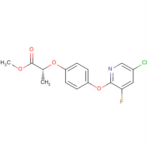 Propanoic acid, 2-[4-[(5-chloro-3-fluoro-2-pyridinyl)oxy]phenoxy]-,methyl ester, (R)-