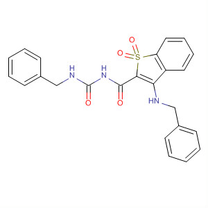 Benzo[b]thiophene-2-carboxamide,3-[(phenylmethyl)amino]-N-[[(phenylmethyl)amino]carbonyl]-,1,1-dioxide
