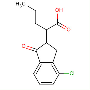 1H-Indene-2-pentanoic acid, 4-chloro-2,3-dihydro-1-oxo-