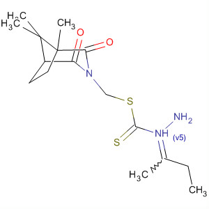Hydrazinecarbodithioic acid, (1-methylpropylidene)-,(1,8,8-trimethyl-2,4-dioxo-3-azabicyclo[3.2.1]oct-3-yl)methyl ester, (1R)-