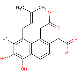1,2-Naphthalenediol, 3-bromo-4-(3-methyl-2-butenyl)-, diacetate