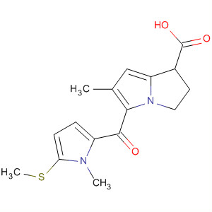 1H-Pyrrolizine-1-carboxylic acid,2,3-dihydro-6-methyl-5-[[1-methyl-5-(methylthio)-1H-pyrrol-2-yl]carbonyl]-