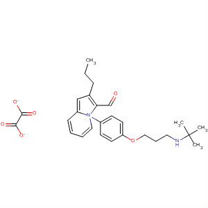 Methanone,4-[4-[3-[(1,1-dimethylethyl)amino]propoxy]phenyl](2-propyl-3-indolizinyl)-, ethanedioate