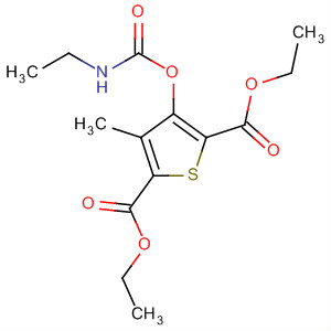2,5-Thiophenedicarboxylic acid,3-[[(ethylamino)carbonyl]oxy]-4-methyl-, diethyl ester