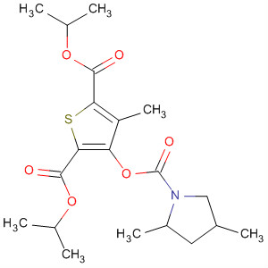 2,5-Thiophenedicarboxylic acid,3-[[(2,4-dimethyl-1-pyrrolidinyl)carbonyl]oxy]-4-methyl-,bis(1-methylethyl) ester